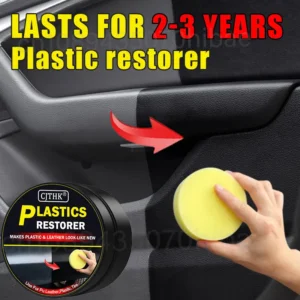Automobilio plastiko ir odos atnaujinimo priemonė