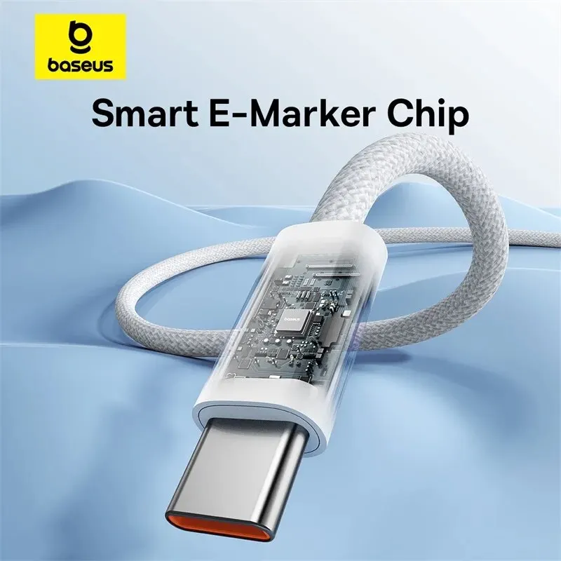 Baseus 100W USB-C į USB-C greitojo įkrovimo laidas - Image 3