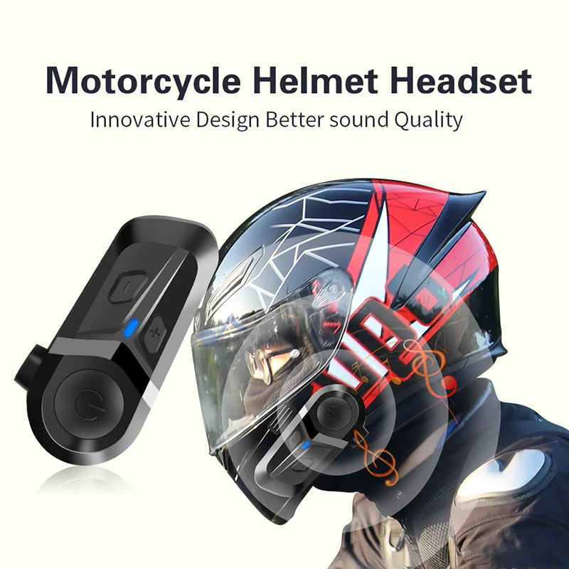 Belaidė laisvų rankų įranga motociklo šalmui (Bluetooth) - Image 2