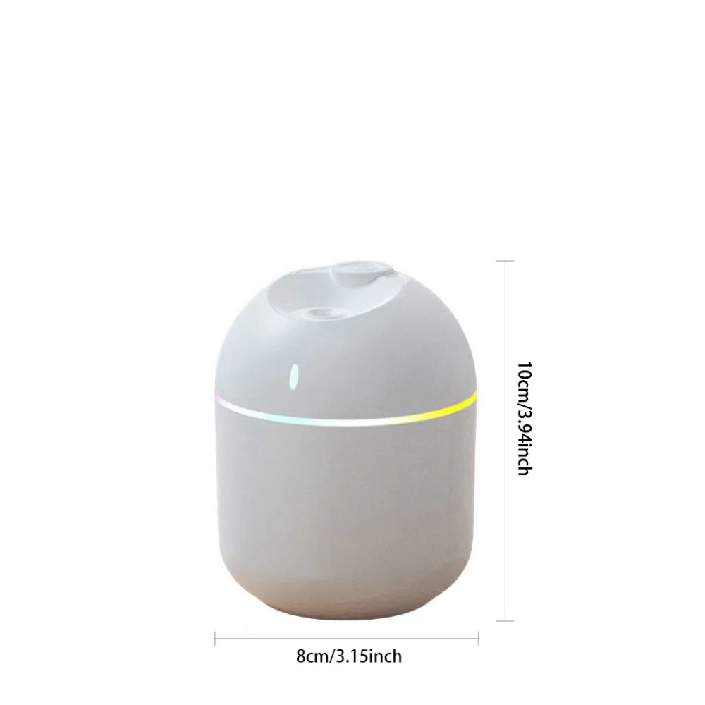 Kompaktiškas USB oro drėkintuvas ir difuzorius su LED - Image 2