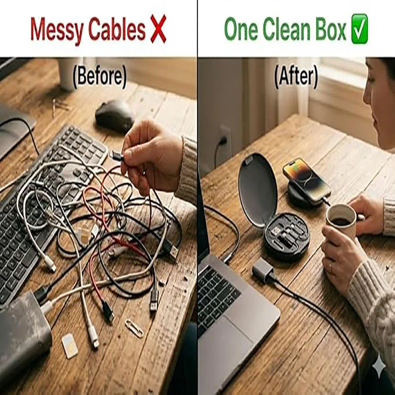 Kompaktiškas universalus įkrovimo adapterių rinkinys - Image 2