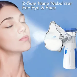 Kompaktiškas nano dulksnos veido drėkiklis