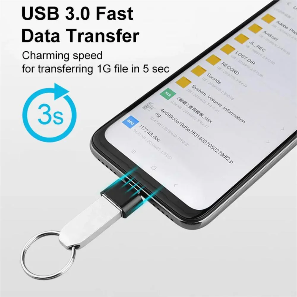 Micro USB į USB-C OTG adapteris (keitiklis) - Image 3