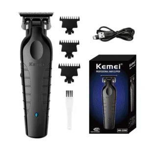 KM-2299 Hair Clipper Kemei Professional Electric USB Rechargeable Barber Trimmer Cordless Trimmer Type-c Zero Gapped Cut