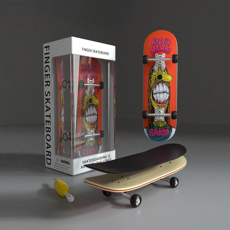 2025 New Toy Finger Skateboards Hobbies Novelty Anti Stress Sensory Fingerboard Toys Mini Funny Gift For Kids Boy - Image 2