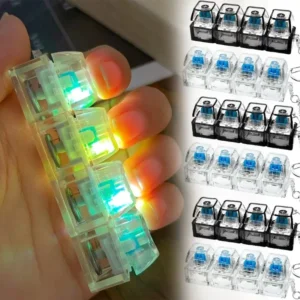 Mini klaviatūros žaislas-pakabukas su RGB apšvietimu