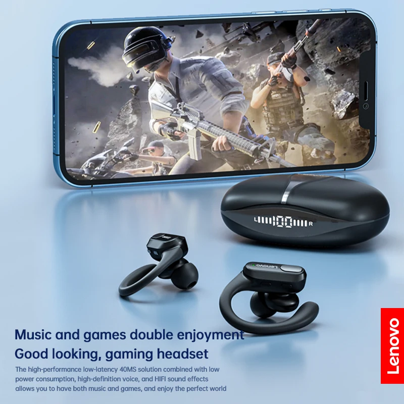 Belaidės sportinės ausinės Lenovo XT80 - Image 4