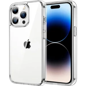 Negelstantis skaidrus dėklas iPhone telefonams