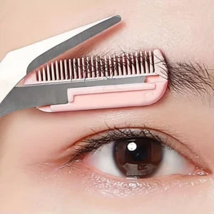 1/2/3/4pcs Eyebrow Trimmer Makeup Tools Stainless Steel Eyebrow Scissors with Comb Hair Removal Eyebrows Shaping Makeup