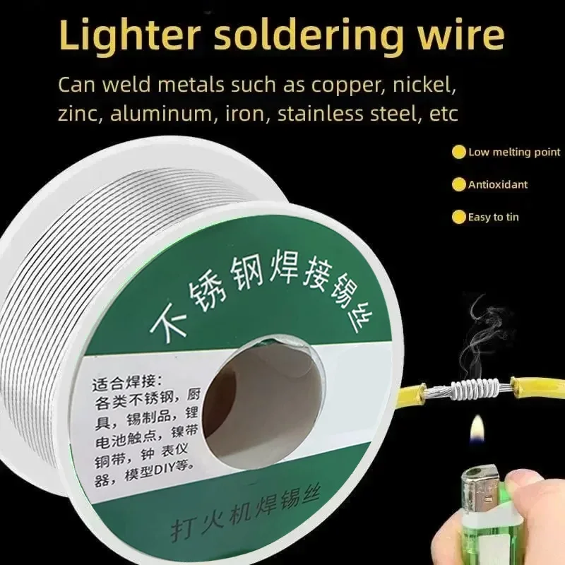 0.8mm 1.0mm 20g 50g 100g Soldering Tin Wire Tin Melt Rosin Core Solder Soldering Wire Roll No-clean FLUX 2.0% - Image 3