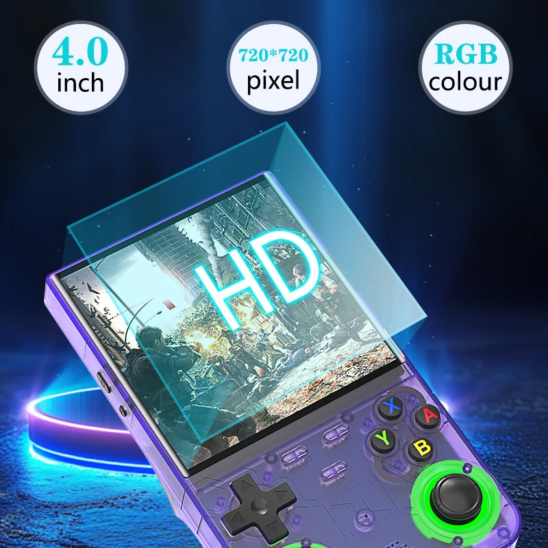 Nešiojama retro žaidimų konsolė R36S su IPS ekranu - Image 2