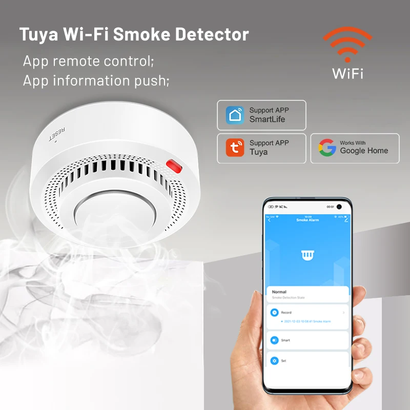 Išmanusis Wi-Fi dūmų detektorius (Tuya / Smart Life) - Image 4