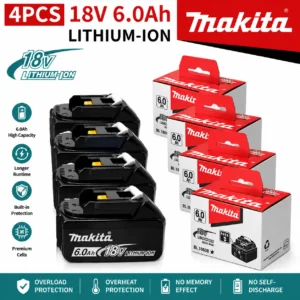 Pakaitinis akumuliatorius Makita įrankiams 18V 6.0Ah LXT