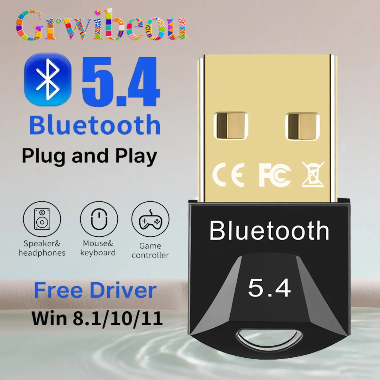 USB Bluetooth 5.4 adapteris kompiuteriui