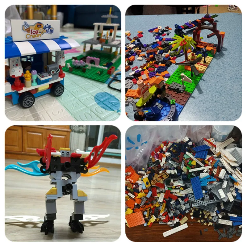 Pieces Building Blocks City DIY Creative Bricks Toys Bulk Random Model Parts Pack Figures Educational Kids Toys Children - Image 4