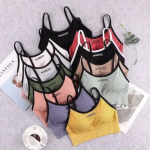 New Sports Bra For Women Gym Sexy Crop Top Bra Women Cotton Underwear Soft Comfort Tube Tops Female Brassiere Tops For G