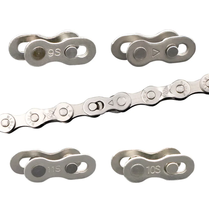 5 Pair Bicycle Chain Link Connector Joints Magic Buttons Cycling Speed Quick Master Links For Mountain Bike 6/7/8/9/10/1 - Image 4