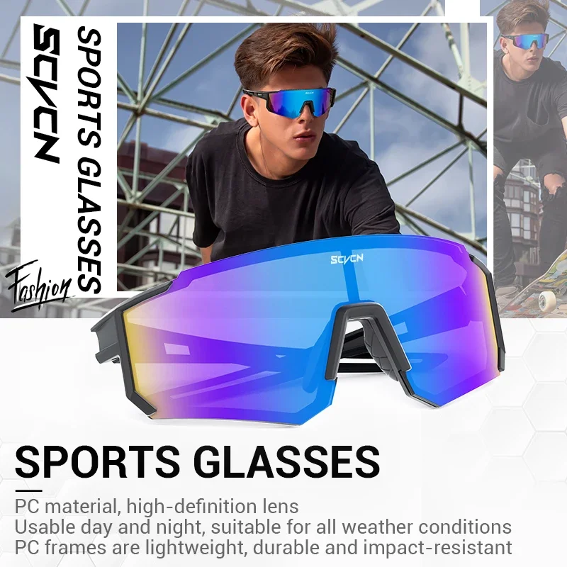 SCVCN New Outdoor Cycling Sunglasses Men Women MTB Driving Bike Glasses Sports Climbing Protective Glasses Bicycle UV400 - Image 3