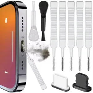 Universalus valymo rinkinys telefonams ir ausinėms