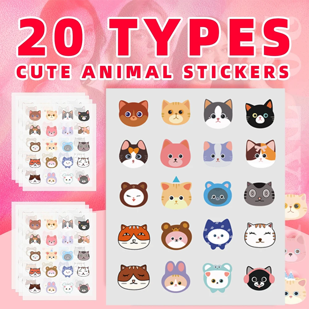 600 Pieces of Cartoon Cat Acne Patches, Facial Acne Patches,Concealer Acne patches,and Pimples Patches,Ultra-thin and Br - Image 2