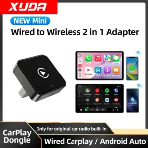 XUDA New Wireless Android Auto Adapter Smart Mini Box Plug And Play Universal For VW Toyota Nissan Honda Ford Benz 2025
