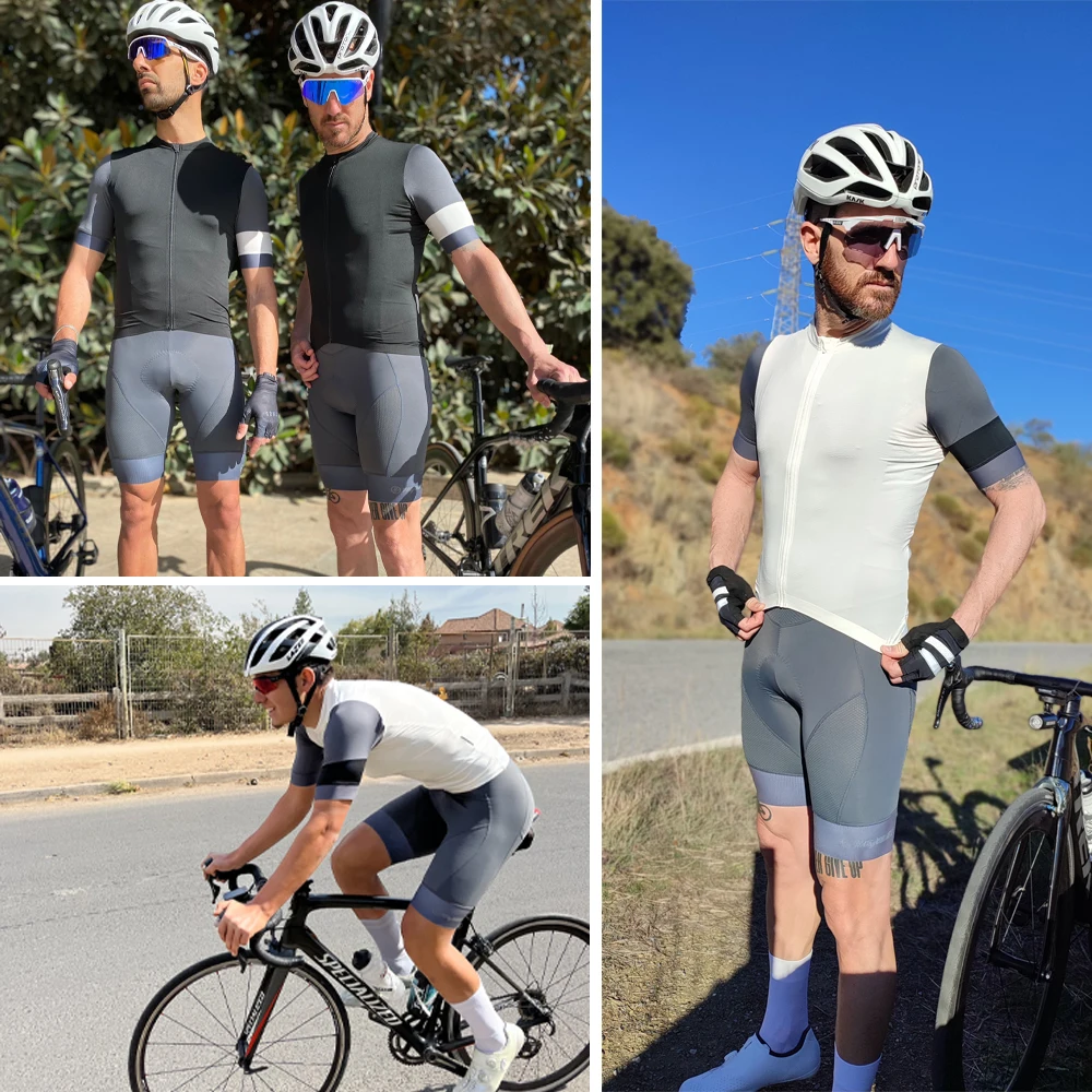 YKYWBIKE Cycling Bib Shorts Men Outdoor Road Bike Ride Sponge Padded Riding Bib Tights Bicycle Men's Cycling Clothing Mt - Image 3