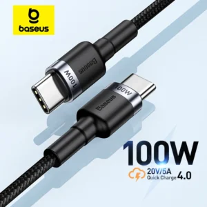 Greito įkrovimo USB-C laidas Baseus (100W)