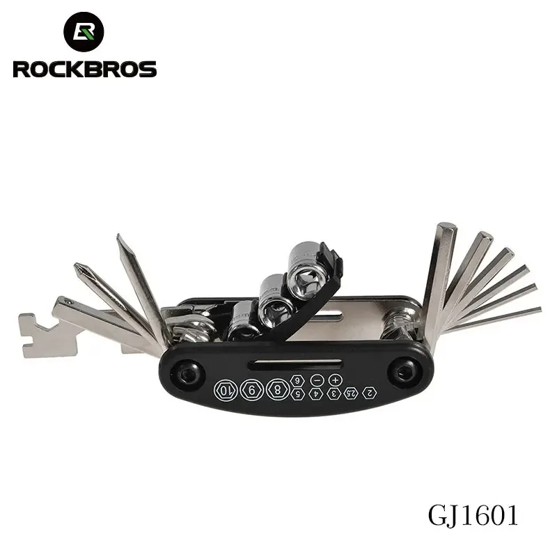 ROCKBROS 16 in 1 Bicycle Multi Repair Tool Sets Kit Hex Spoke Cycle Screwdriver Tool Wrench Mountain Cycling Tool Sets B - Image 4