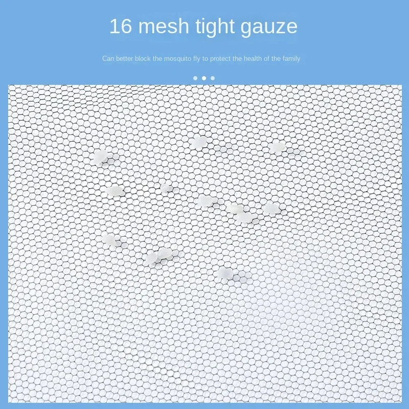 DIY Mosquito Net for Bed Window Home Textile the Mesh Indoor Self-adhesive Anti-insect and Fly Screen Curtains Garden - Image 3