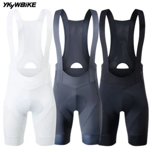 YKYWBIKE Cycling Bib Shorts Men Outdoor Road Bike Ride Sponge Padded Riding Bib Tights Bicycle Men's Cycling Clothing Mt