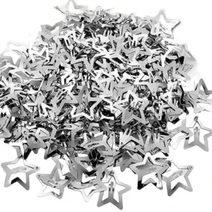 10/25/50/100/200pcs Y2K Silver Star Hair Clips for Girls Metal Snap Clip Hairpins Barrettes Hair Grip Jewel Hair Accesso