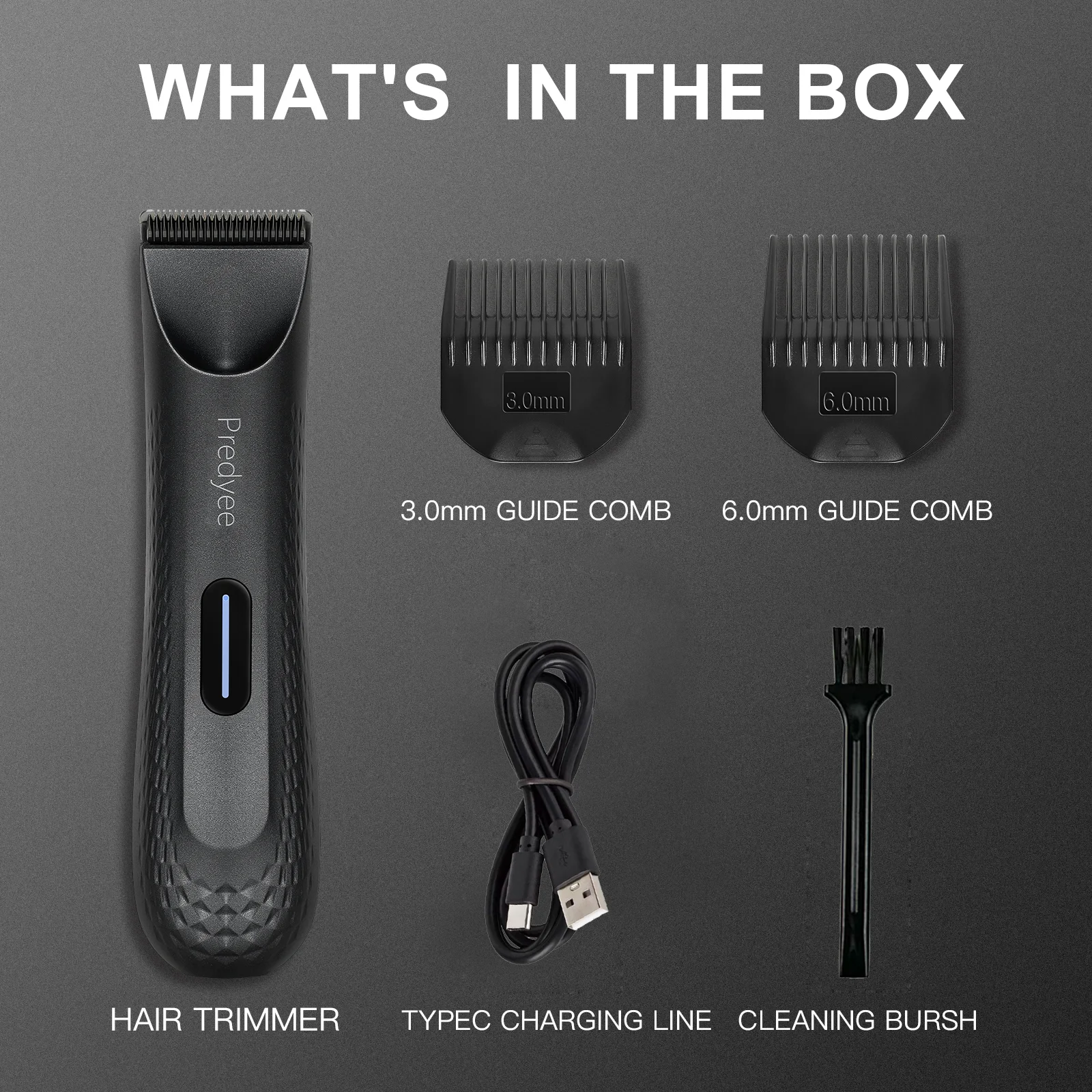 Electric Groin Hair Trimmer for Men,Body Groomer & Pubic Waterproof Hair Trimmer,Replaceable Ceramic Blade - Image 4