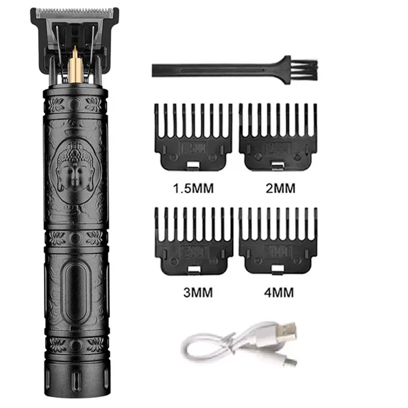 Carving Hair Clipper Professional Hair Cutting Machine Barber Rechargeable Hair Trimmer Metal Haircut Machine Clipper fo - Image 3