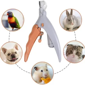 LED Light Dual-Sided Pet Nail Clippers for Cats And Dogs with 5x Magnification Easy Nail Trimming Tool for Your Furry Fr