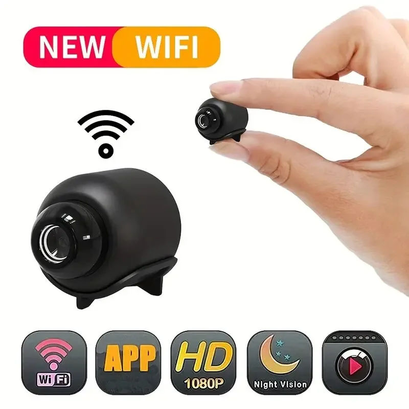 X5 Mini Camera 1080P HD Wifi Wireless Night Vision Motion Detection Video Camera Home Security Camcorder Audio Video Rec