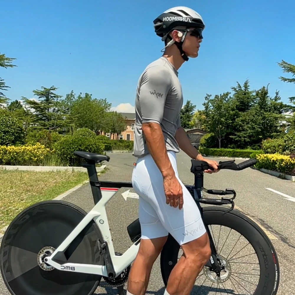 YKYWBIKE Cycling Bib Shorts Men Outdoor Road Bike Ride Sponge Padded Riding Bib Tights Bicycle Men's Cycling Clothing Mt - Image 2
