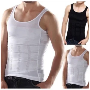 Mens Slimming Body Shaper Chest Compression Shirts Tummy Control Shapewear Abdomen Belly Trimmer Vest Gym Waist Trainer