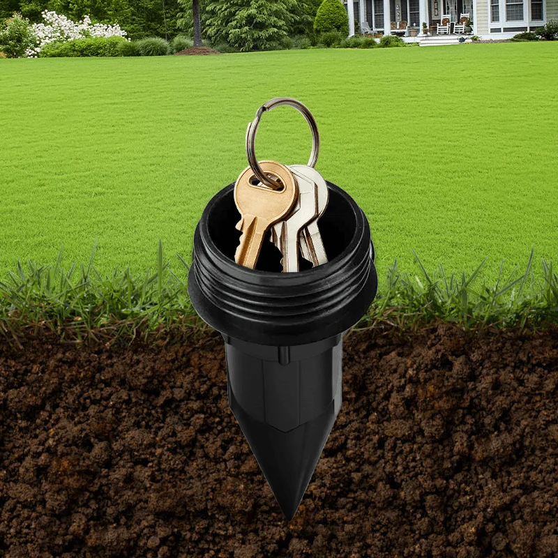 Garden Key Hider, Realistic Underground Watering Can Key Safe, No Battery Needed, Durable Plastic for Outdoor Garden Sec - Image 3
