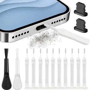 Mobile Phone Charging Port Dust Plug Removal Cleaner Kit for iPhone 15 14 13 Pro Max Computer Keyboard Dustproof Cleanin