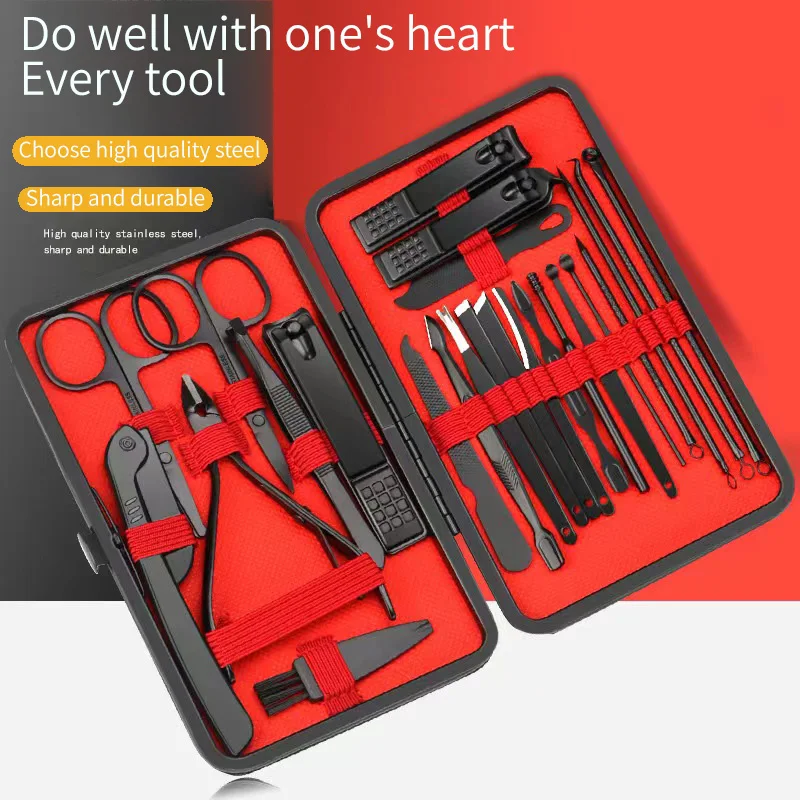 Nail Clipper Set Set Convenient Beauty Tools Nail Clipper Manicure Nail Trimmer Pedicure Knife Ear Peeling Knife Nail Ma - Image 3