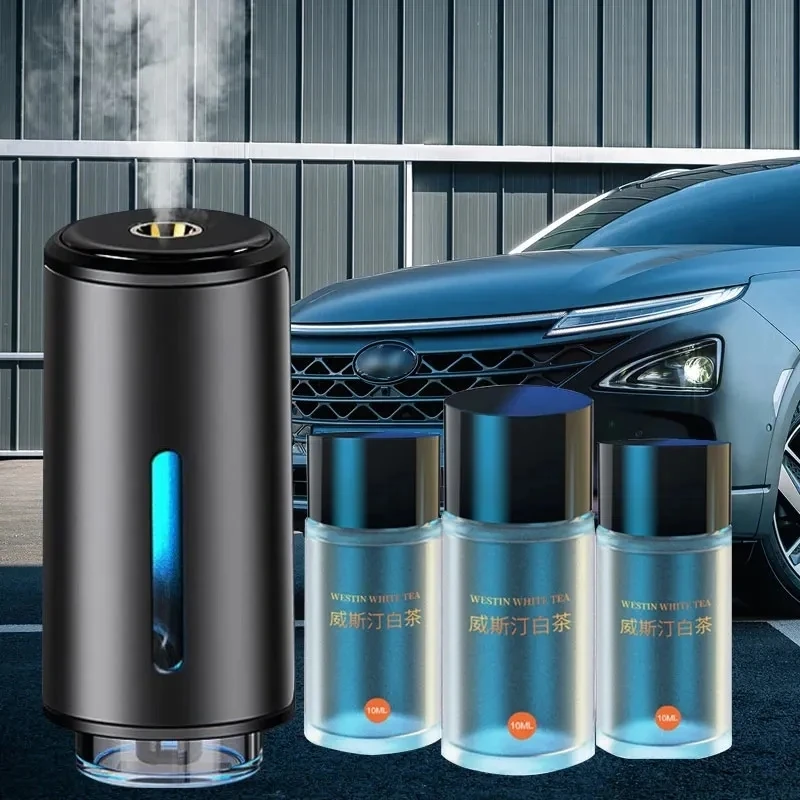 Car Air Freshener Electric Auto Aroma Diffuser Car Air Vent Essential Oil Mist Humidifier Fragrance Diffuser Aromatherap