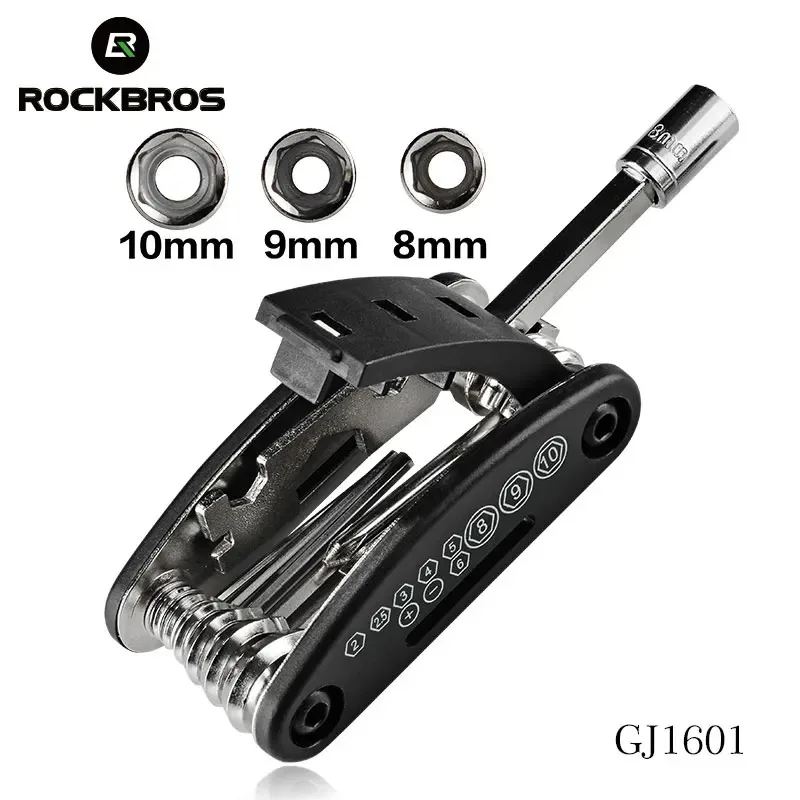 ROCKBROS 16 in 1 Bicycle Multi Repair Tool Sets Kit Hex Spoke Cycle Screwdriver Tool Wrench Mountain Cycling Tool Sets B - Image 2