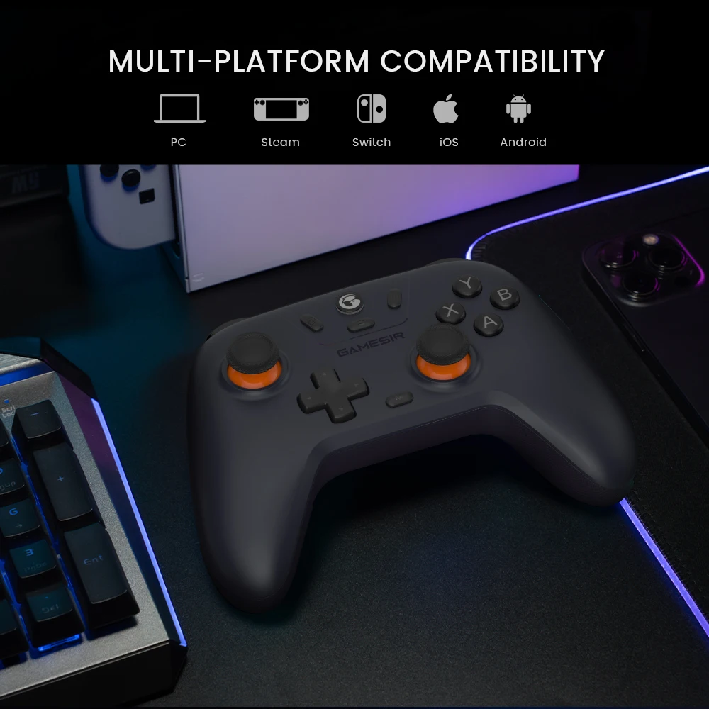 GameSir Nova Lite Switch Controller Hall Effect Gamepad for Nintendo Switch iPhone Android Mobile Phone Windows PC Steam - Image 3