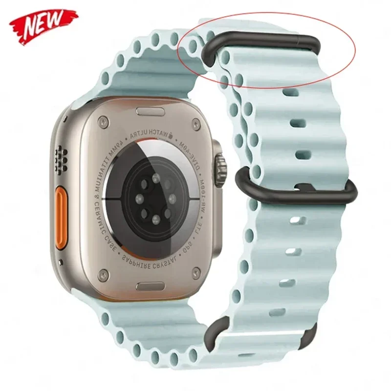 Ocean Strap for Apple Watch Band 44mm 40 45mm 49mm 41 42mm 46mm official-website bracelet iWatch series 7 6 3 se 8 Ultra