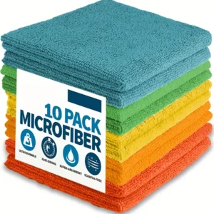 10/5/3pcs Microfiber Cleaning Cloth, Dishwashing Cloth Household Rag Kitchen Bathroom Cleaning Towel Durable Absorbent T