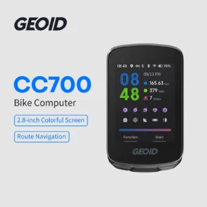 GEOID CC700 GPS Bike Computer 2.8-inch Color Screen Bicycle Speedometer with Route Navigation WIFI Waterproof Cycling Od