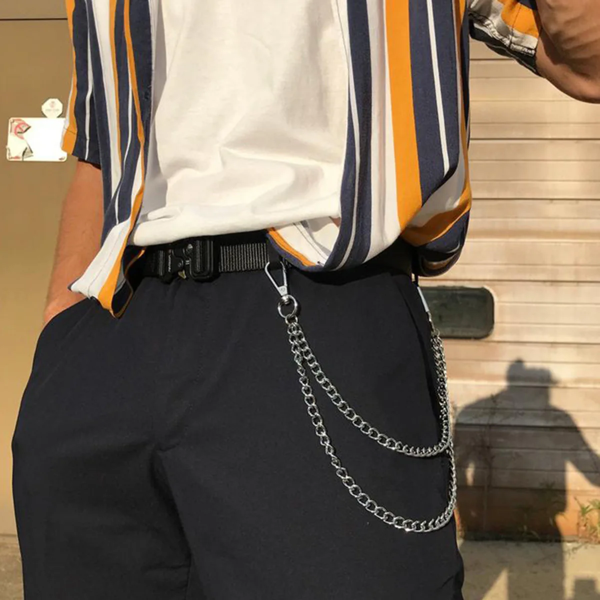 Punk Style Metal Fashion Waist Chain Jeans Accessories Pendant Hip-hop Versatile Pants Chain - Image 2