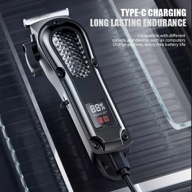 Electric Hair Clipper Bald Head Grooming Tool Self-Shaving Reasoning Barber Machine for Professional And Home Use - Image 3