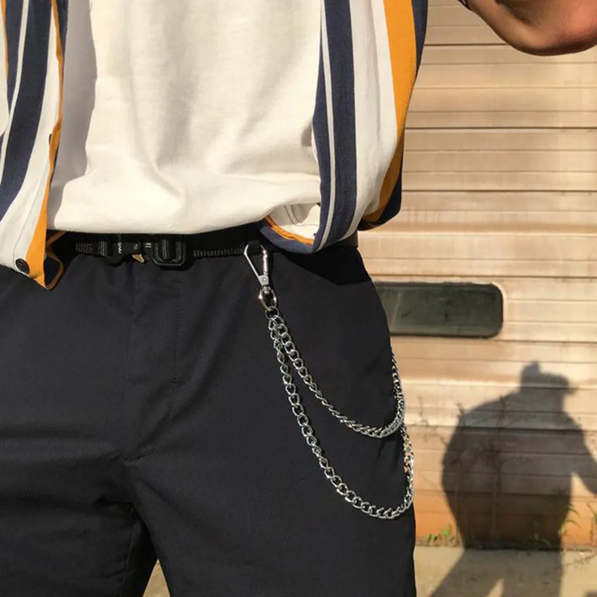 Punk Style Metal Fashion Waist Chain Jeans Accessories Pendant Hip-hop Versatile Pants Chain - Image 3