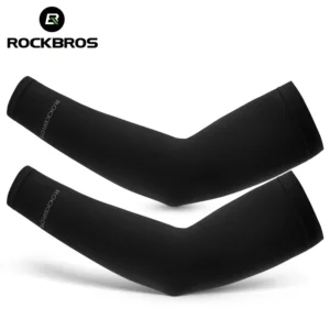 ROCKBROS Ice Silk Bicycle Sleeves Summer Breathable Cycling Arm Protection Outdoor Sun UV Protect Sports MTB Road Bike S